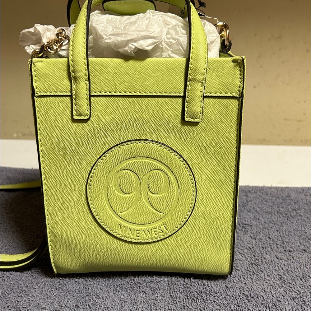 Nine West Vibrant Green Handbag